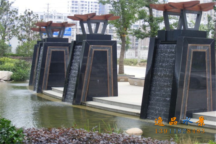 集團(tuán)園區(qū)水幕墻景觀設(shè)計(jì)施工
